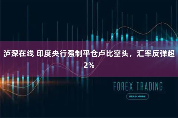 泸深在线 印度央行强制平仓卢比空头，汇率反弹超2%